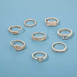 3/$30 💛 Boho Ring Set Gold thumbnail 2