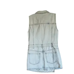 NWT ZARA LIGHT BLUE TRF MINI DENIM DRESS With Attached Skirt Bloggers Fave Medi thumbnail 11