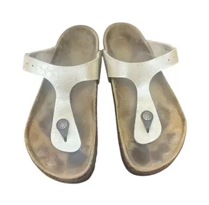 Birkenstock Gizeh Birko-Flor, Pearl White, Size 37US 6.5 thumbnail 1