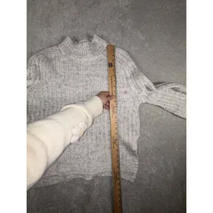 Anthropologie Pilcro‎ Long Line Cable Tunic Sweater Ivory SZ xxs thumbnail 10