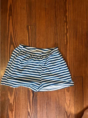 stripped sweat shorts Blue Size M thumbnail 2
