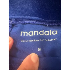 Mandala Royal Blue Jogger Scrub Pants | Size M | New Without Tags thumbnail 5