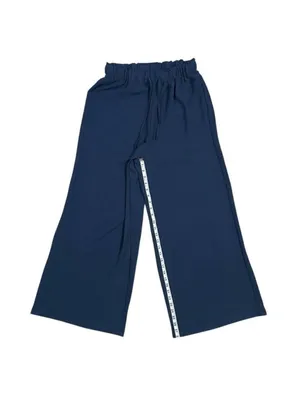 Cupshe Summer Lovin' Wide Leg High Rise Coverup Pants Blue Medium thumbnail 6