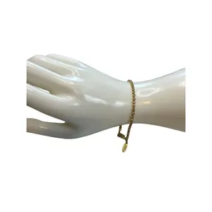 Sarah Coventry signed tennis bracelet clear rhinestone Gold thumbnail 5