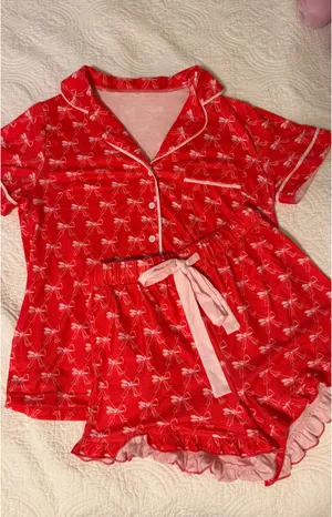 Pajama Set Amazon bow thumbnail 1