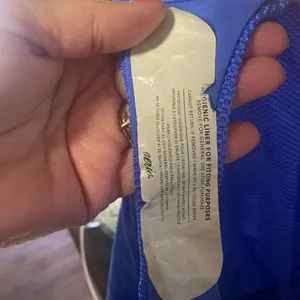 Aerie Electric Blue Cheeky Bikini Bottom thumbnail 4