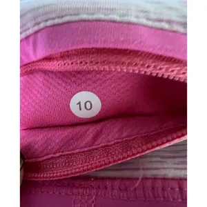 Lululemon Run Pace Crop‎ Leggings Pink Women’s Size 10 thumbnail 8