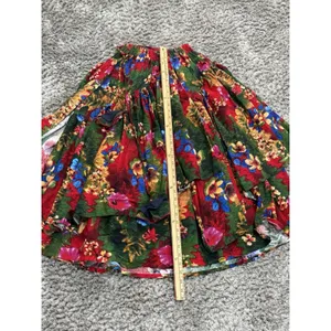 Vintage Women’s Maxi Skirt Floral Boho Layered Festival Whimsigoth Size XS NWT thumbnail 12