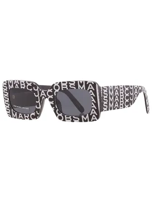 NWT MARC JACOBS Monogram Grey Square Ladies Sunglasses [*Authentic*] — One Size thumbnail 3