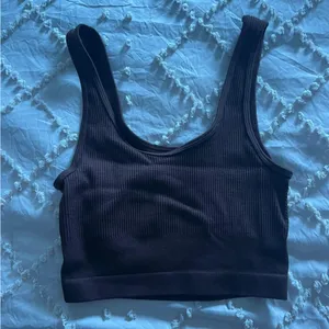 Urban Outfitters Brown Ribbed Top thumbnail 2