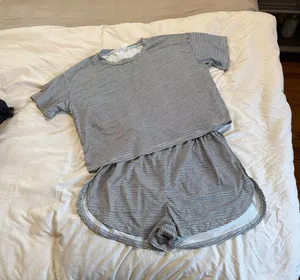 SheIn Striped loungewear set thumbnail 1