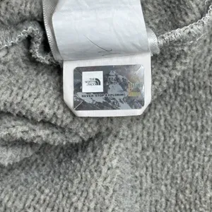 The North Face Women's L Gray Snap Neck Hooded Fleece Pullover Hoodie Gorpcore thumbnail 7