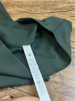 Lululemon Wunder Under SmoothCover High-Rise Tight 25” Blackened Pine Size 6 thumbnail 2
