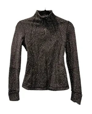 Lululemon Define Jacket Magnetized Jacquard Black White Speckled Luon Size 2 thumbnail 1