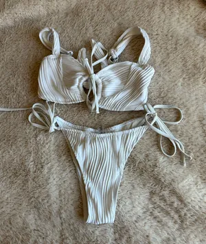 Zaful Bikini Set White thumbnail 1