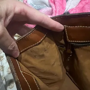 Patricia Nash Zancona Tooled Brown Leather Tote Reiti Wallet New With Tags $308 thumbnail 13