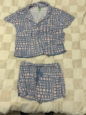 Honeydew Intimates All American Short Sleeve Pajamas in the stormy moons print M thumbnail 1