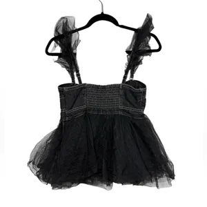 NWT Anthropologie x Pilcro Tulle Babydoll Blouse Size Small thumbnail 5