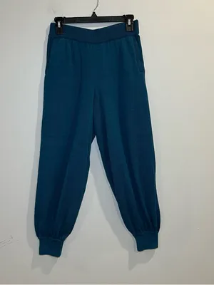 Free People Beach Nolan Sweater Co-ord Teal Harem-Style Knit Joggers‎ size small thumbnail 3