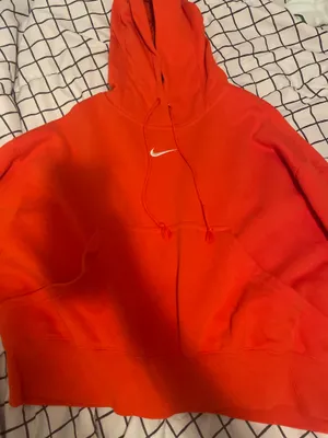 orange womens nike hoodie thumbnail 1