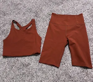 Girlfriend Collective shorts and tank set size XS thumbnail 1