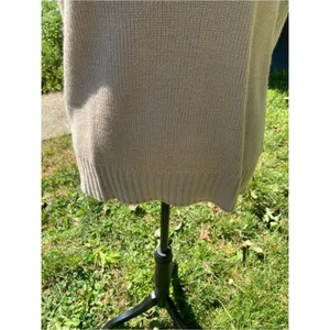 Rockin C Fringe Yoke Crewneck Sweater Beige Western Cowgirl Cozy Fall thumbnail 5