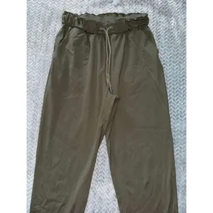 Lululemon‎ Women's Jogger Pants On The Fly Luxtreme Dark Olive Green Size 6 thumbnail 2