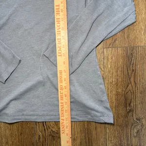Primease Gray Lightweight Long Sleeve Hoodie Casual Pullover Women‎ M Activewear thumbnail 5