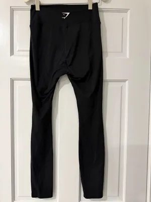 Gymshark Black Athletic High-Waist Dry Women’s Performance Leggings Size M thumbnail 5