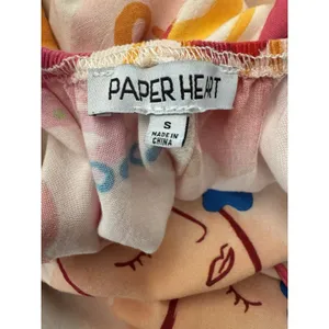 Paper Heart Colorful Celestial Open Back Abstract Maxi Dress Size Small thumbnail 9
