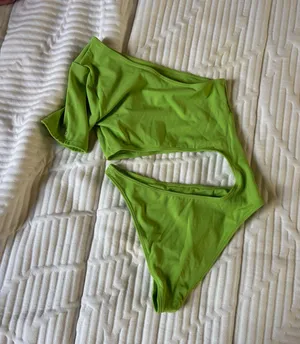 Alo yoga green one piece swimsuit thumbnail 1