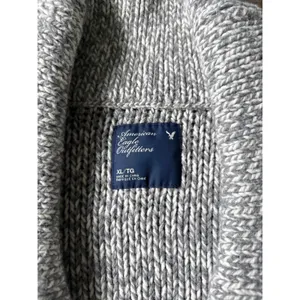 AE American Eagle Women's‎ Wool Rabbit Hair Gray Cardigan Sweater Size XL thumbnail 7