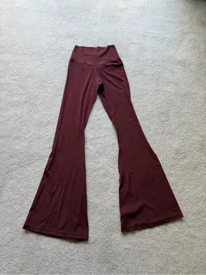 aerie crossover flare leggings thumbnail 6