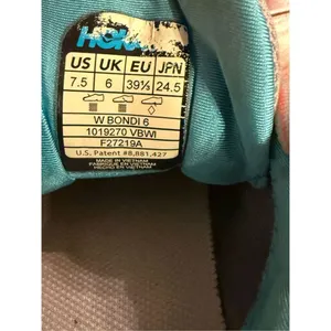 Hoka One One Womens Bondi 6 1019270 VBWI Gray‎ Running Shoes Sneakers Size 7.5 thumbnail 3