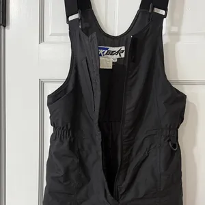 Ski Gear Sno Tex Womens Ski Pants Overalls Snow Bib Black Nylon Size Medium thumbnail 4