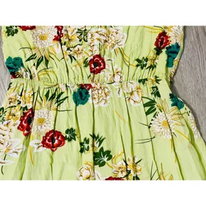Floral Boho Maxi Dress Smocked Waist Tiered Ruffles Wedding guest Garden Party S thumbnail 7