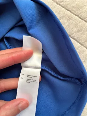 Cupshe NWT royal blue white ringer swim tank top S thumbnail 8