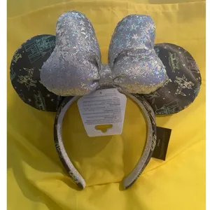 NWT Disney Parks California Disneyland Kathucha 100th Anniversary Headband Ears thumbnail 1