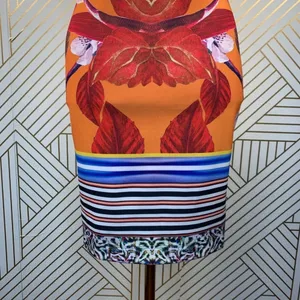 Clover Canyon Prism Orchid Neoprene‎ Dress Orange thumbnail 5