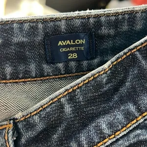MEK DNM Avalon Cigarette Jeans Women 28 Dark Wash Low Rise Skinny Y2K thumbnail 6
