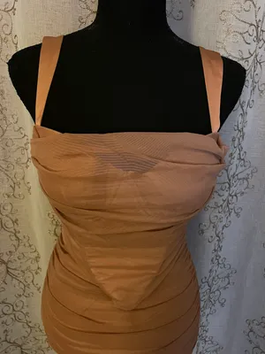 Oh Polly NWT honey sheer corset mini dress womens size 6 thumbnail 2