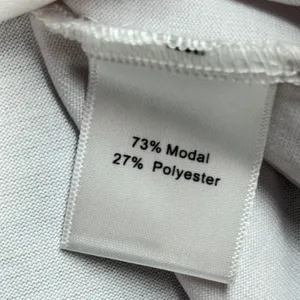 Peyton Jensen Womens White V-Neck Tank Top Modal Blend Curved Hem M USA Made‎ thumbnail 3