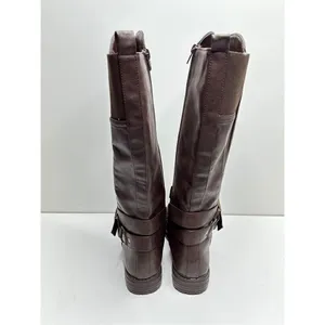 G.C Shoes Aston Brown Riding‎ Boots With Buckle Detail Size 6.5 New thumbnail 6