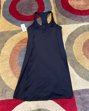 Outdoor Voices NWT Doing Things Dress Workout Dress Black Racerback Padded Small thumbnail 1