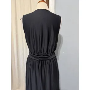 KOH KOH Black Maxi Dress 2X Sleeveless Wrap V-Neck Plus Formal Gown Wedding‎ thumbnail 12