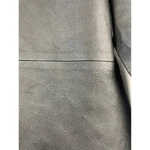 Vtg 90s Bagatelle Black Leather Blazer Jacket Womens 12P Petite 3-Button Coat thumbnail 8