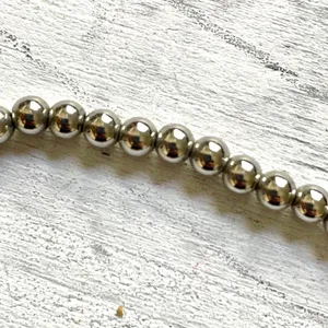 Colorful beaded silver tone pendant necklace thumbnail 9
