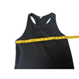 90 degree black workout tank size large thumbnail 3