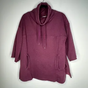 UGG Purple Fleece Lined Astrid Poncho Sweatshirt Size XS/Small thumbnail 2