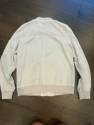 Hinge Light Pink Bomber Jacket Size Small - C69-054 thumbnail 6